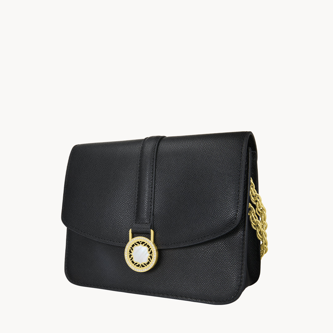 Black Starlight Mvintage Twist Handbag
