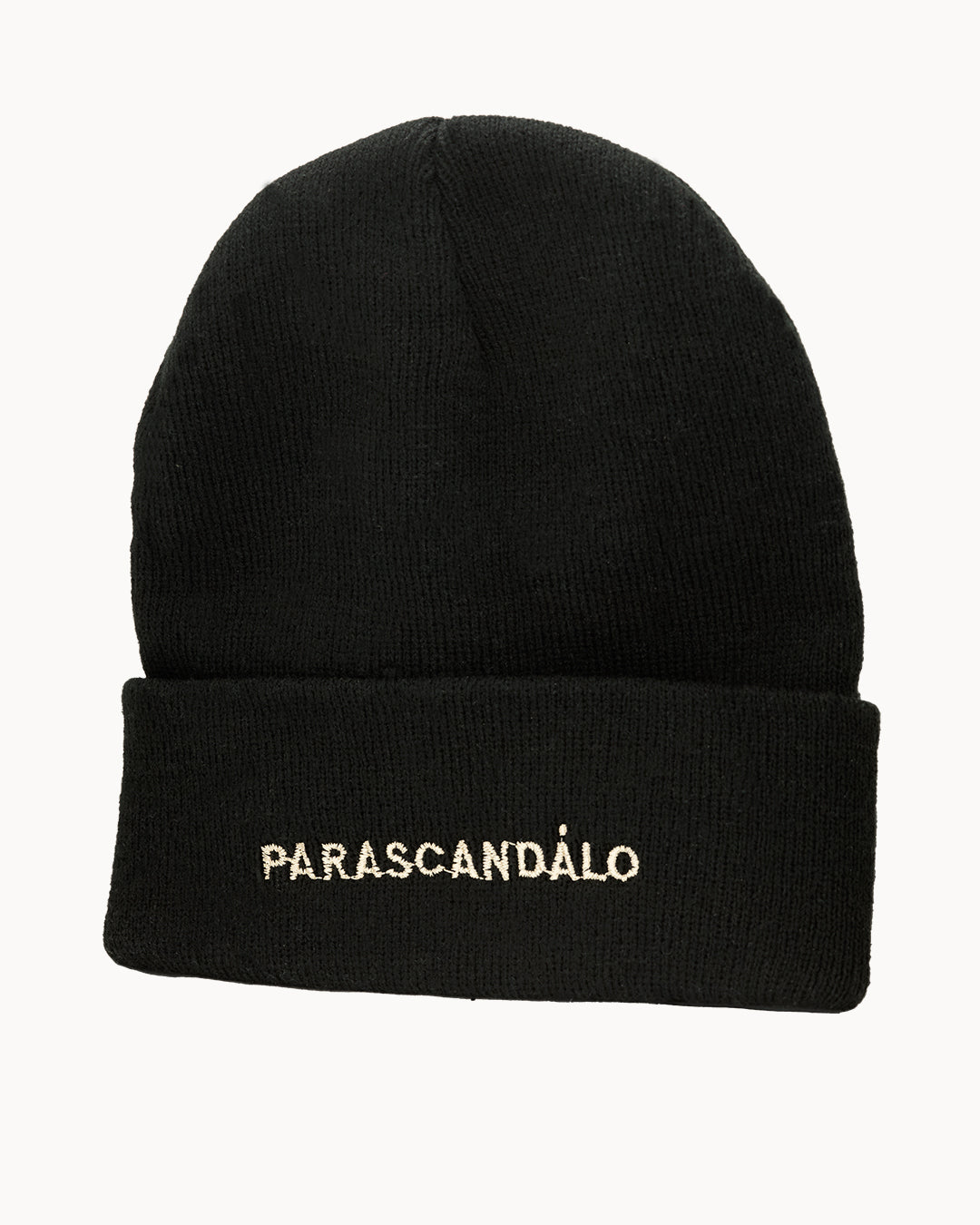 Parascandolo White Logo Beanie