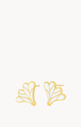 January Birth Flower Studs, Snowdrop