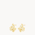 May Birth Flower Studs, Lily