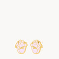 June Birth Flower Studs, Rose