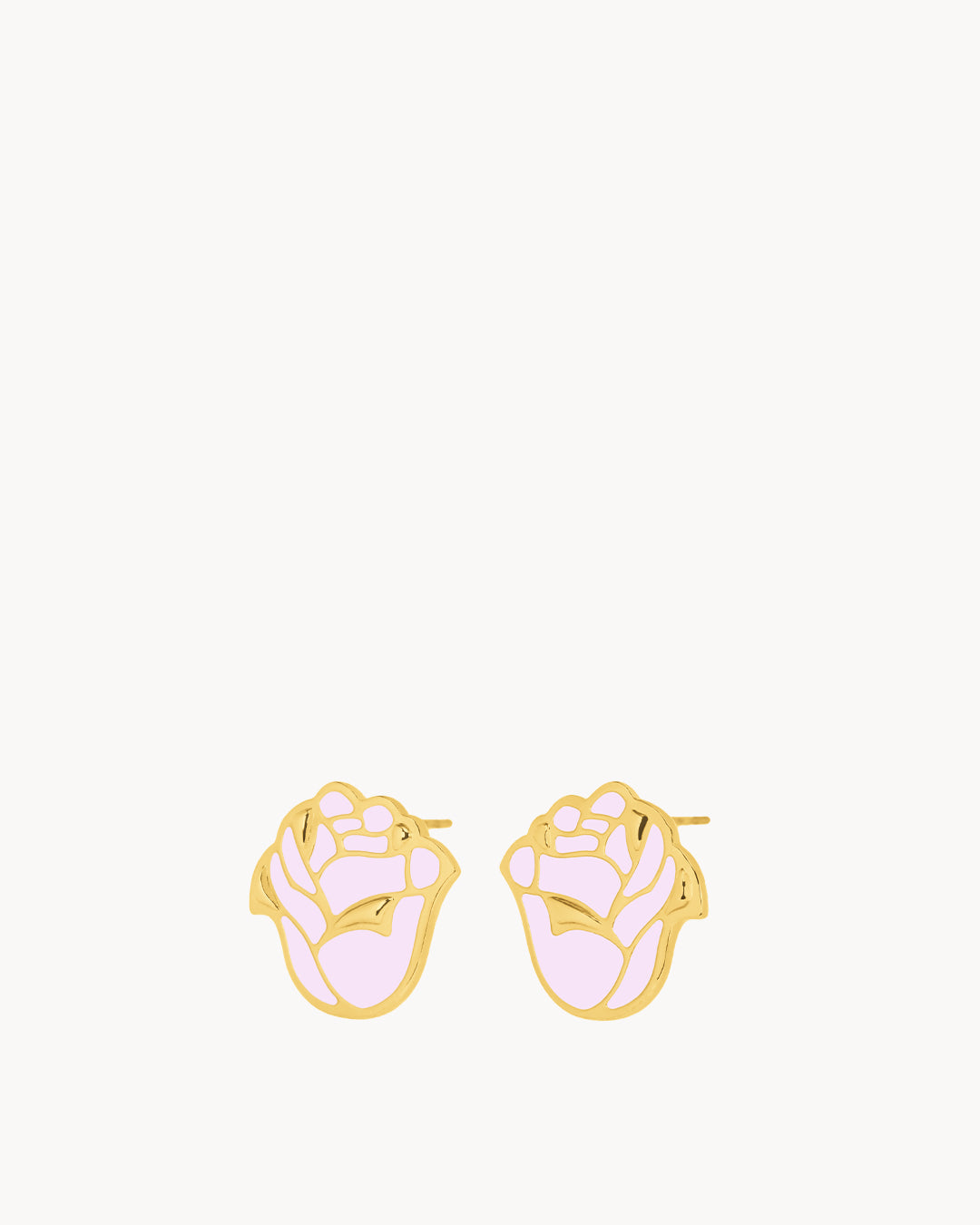 June Birth Flower Studs, Rose