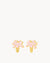 October Birth Flower Studs, Marigold