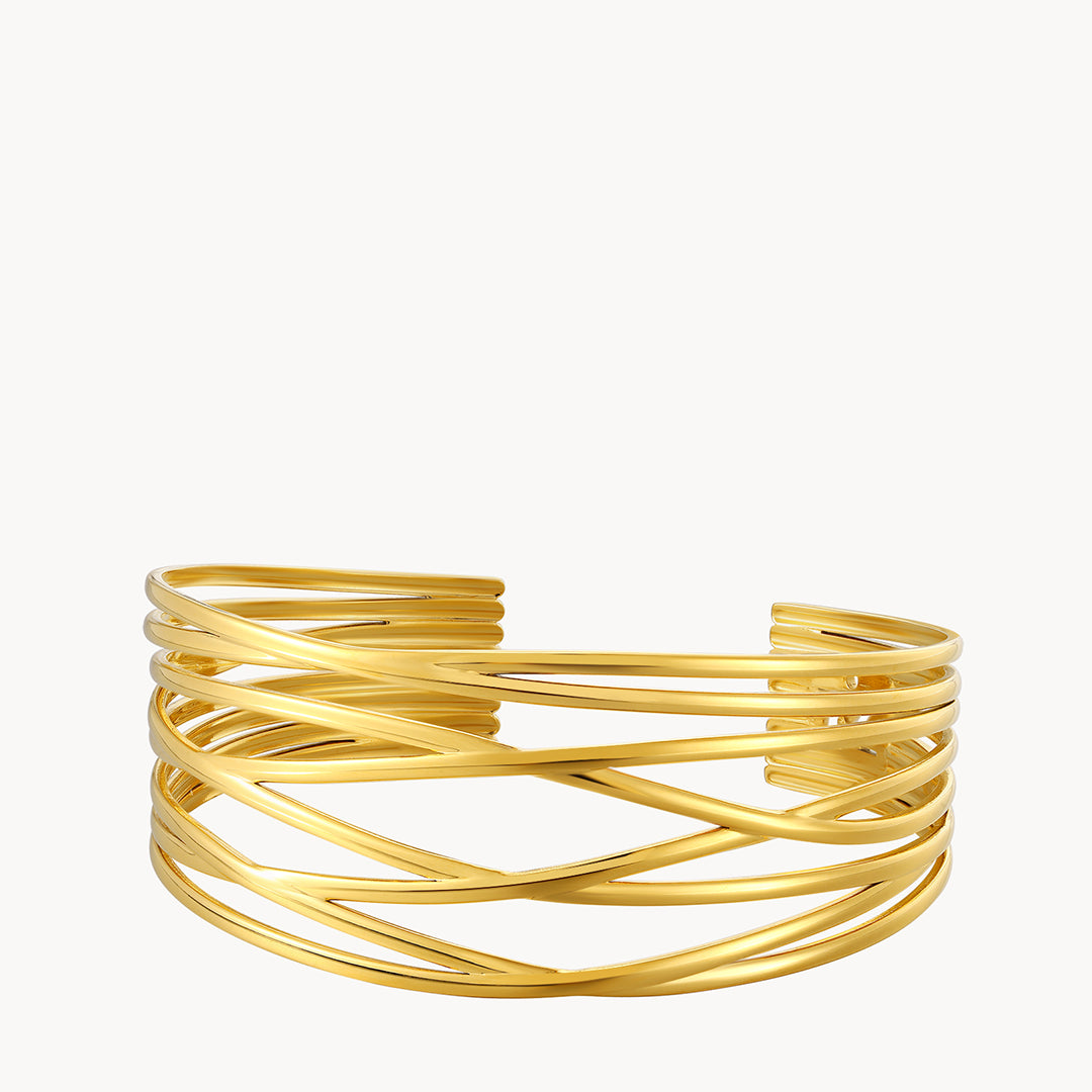 Wave Cuff Bangle