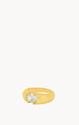 April Birthstone Hope Signet Ring