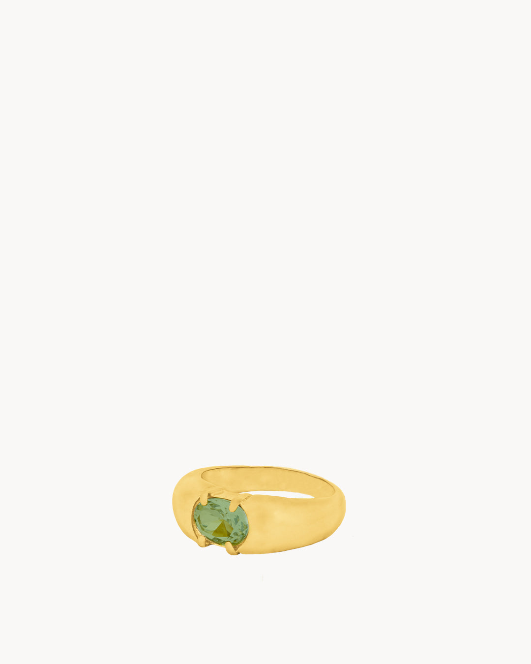 August Birthstone Beauty Signet Ring