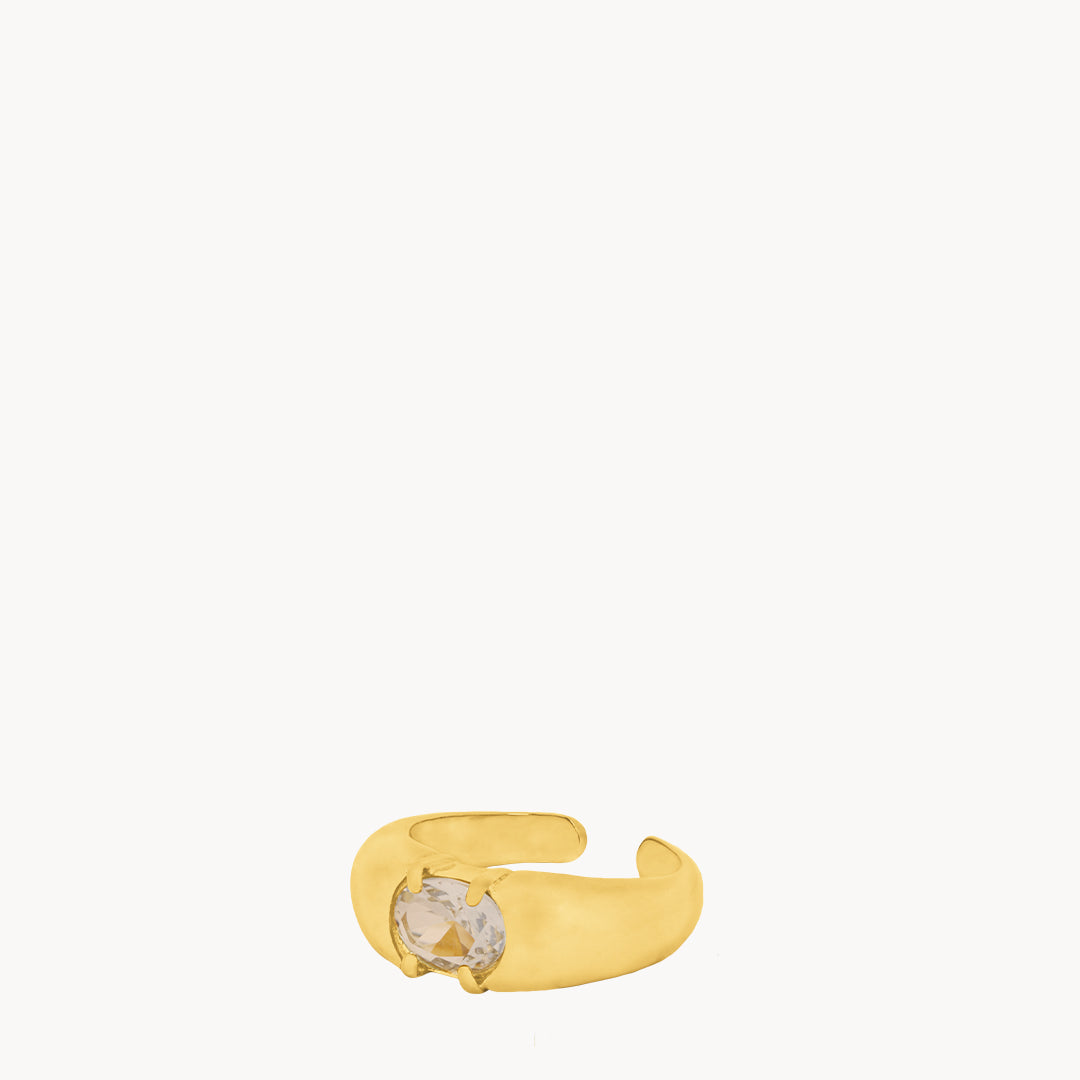 October Love Signet Ring