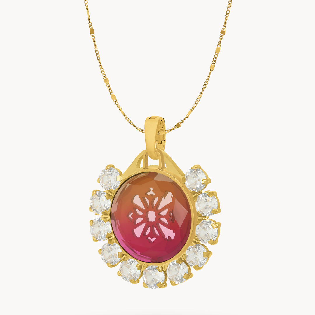 Starlight Burgundy Dazzling Valletta Bieb Set