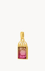 Burgundy Dazzling Mdina Bieb Pendant