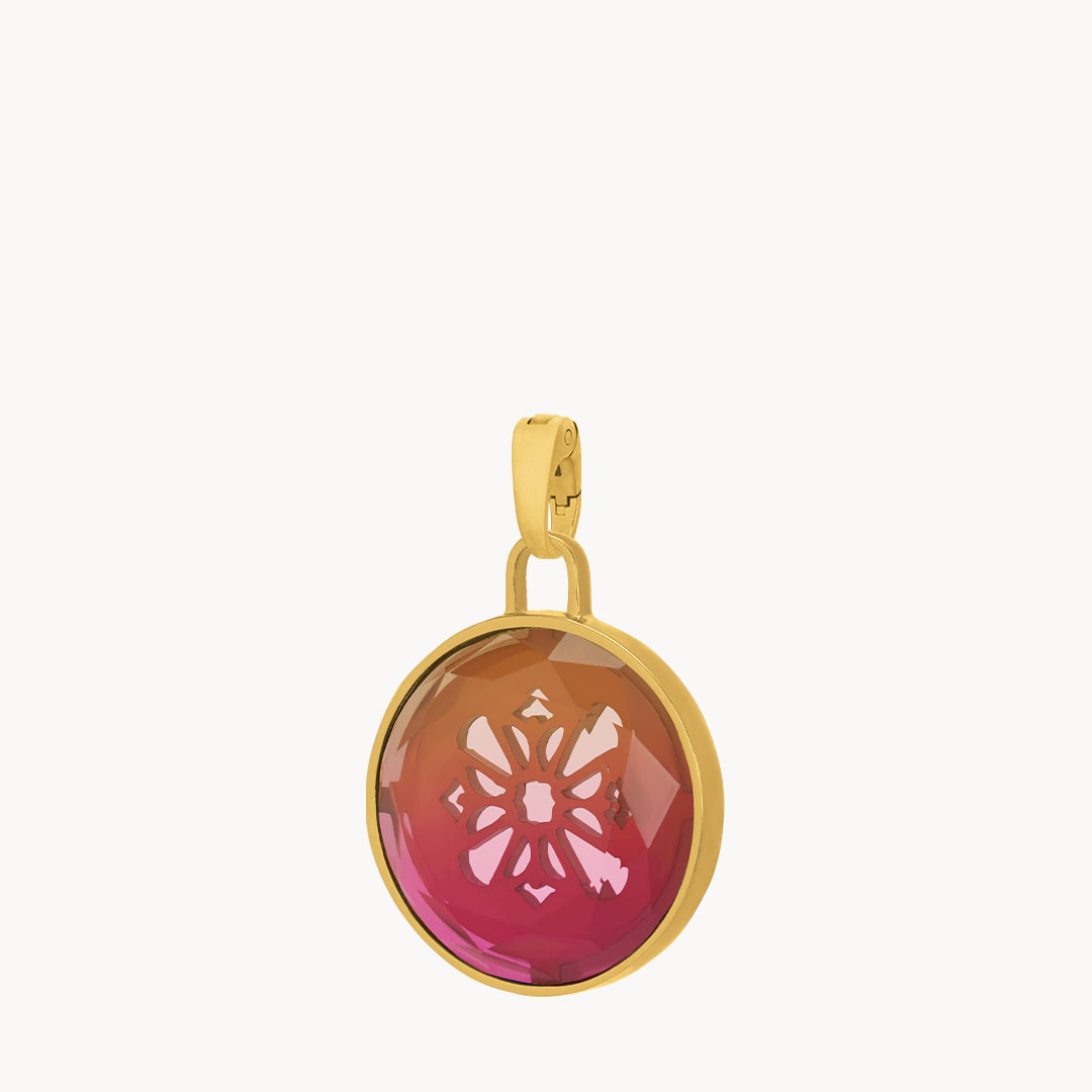Burgundy Dazzling Valletta Bieb Pendant