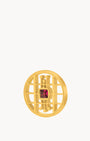 Burgundy Dazzling Bieb Twist Coin