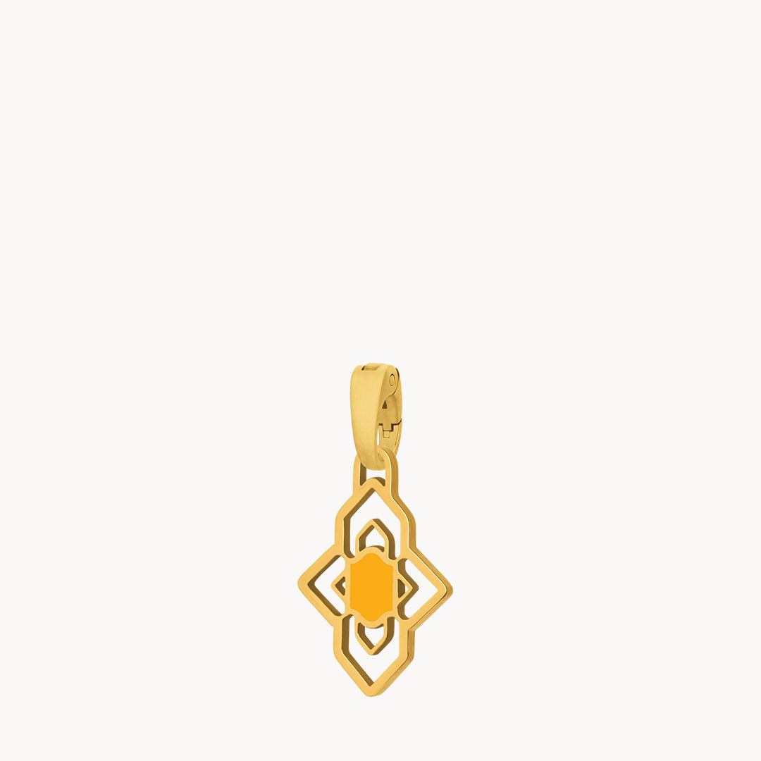 Orange Enthusiasm Senglea Bieb Pendant