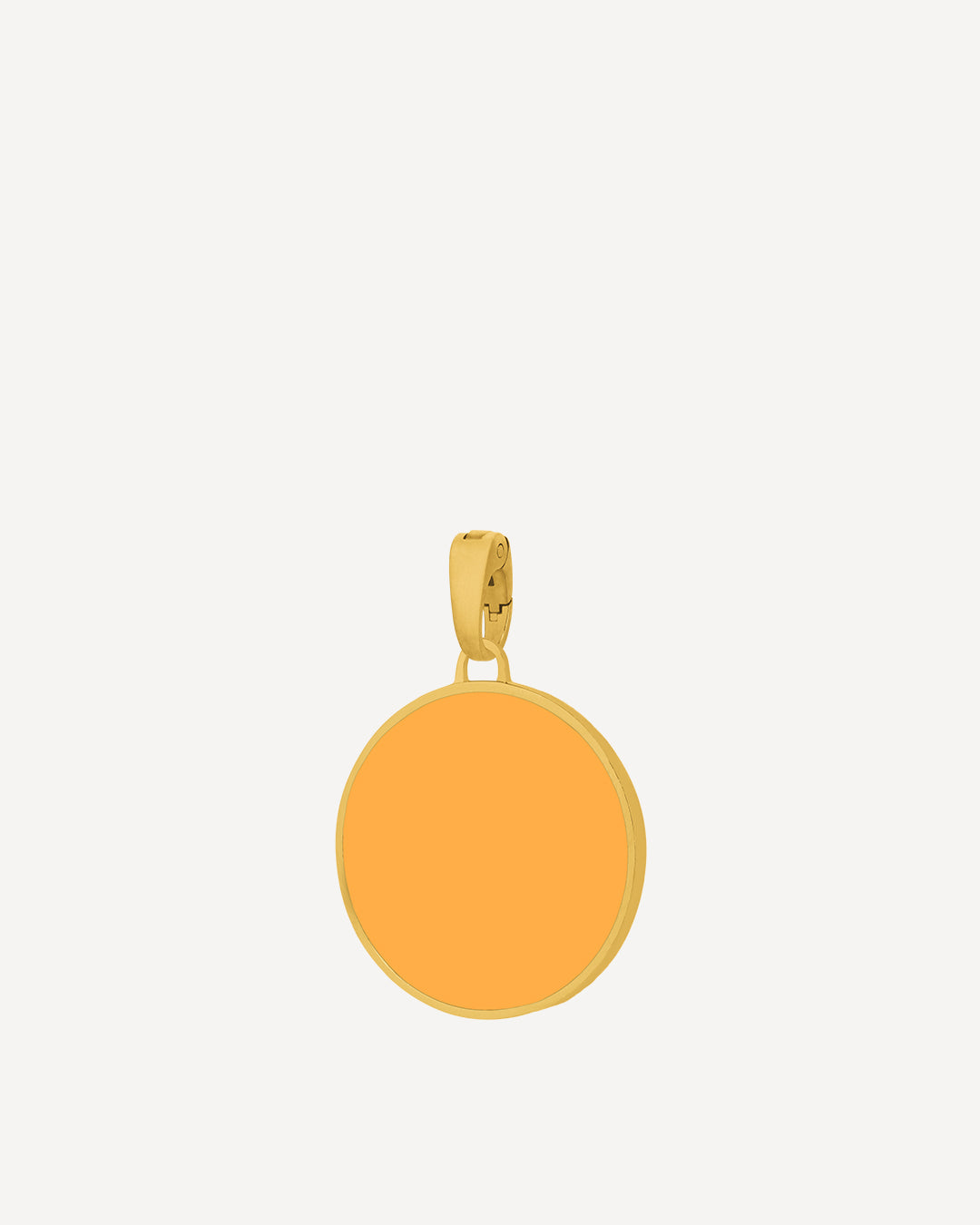 Orange Enthusiasm Signature Statement Pendant