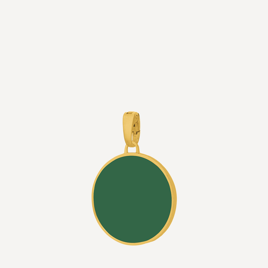 Green Confidence Signature Statement Pendant