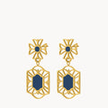 Blue Inspiration Cospicua Bieb Dangling Earrings