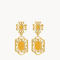 Orange Enthusiasm Cospicua Bieb Dangling Earrings