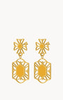 Orange Enthusiasm Cospicua Bieb Dangling Earrings