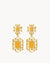 Orange Enthusiasm Cospicua Bieb Dangling Earrings