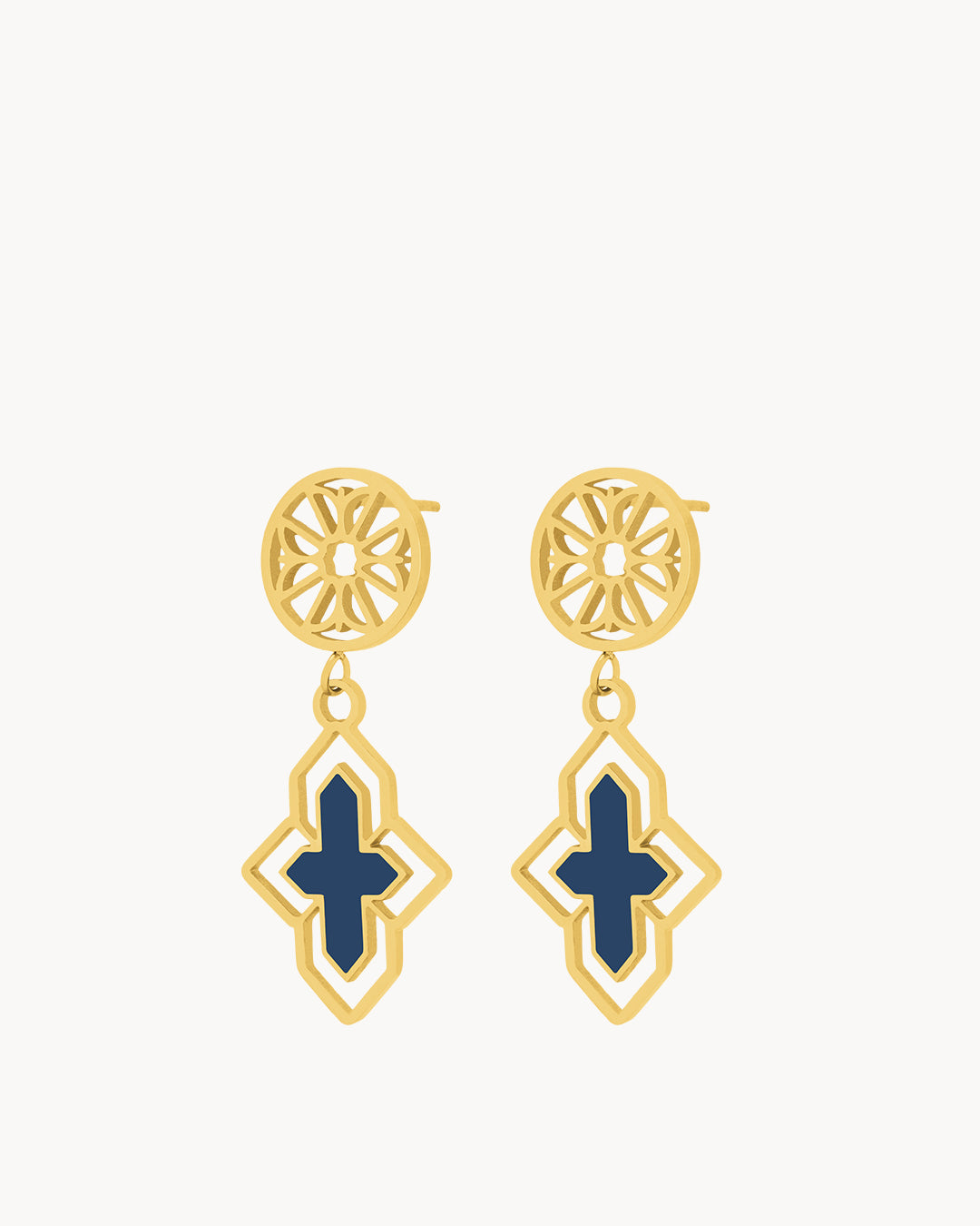 Blue Inspiration Senglea Bieb Dangling Earrings