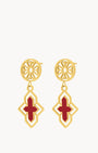 Red Adventure Senglea Bieb Dangling Earrings
