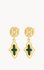Green Confidence Senglea Bieb Dangling Earrings