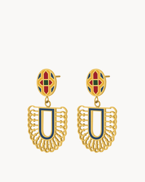 Statement Lodge Dangling Earrings