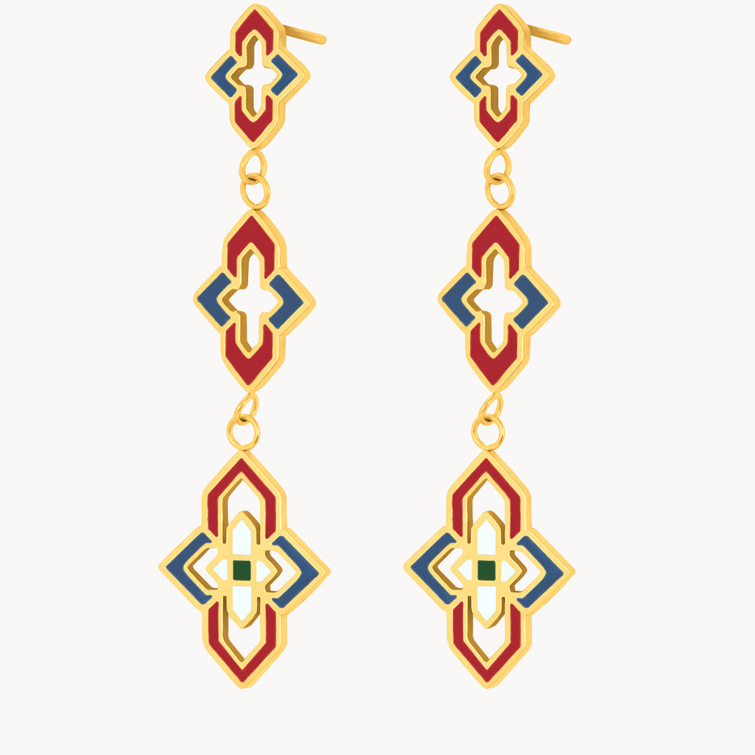 Vittoriosa Bieb Statement Dangling Earrings