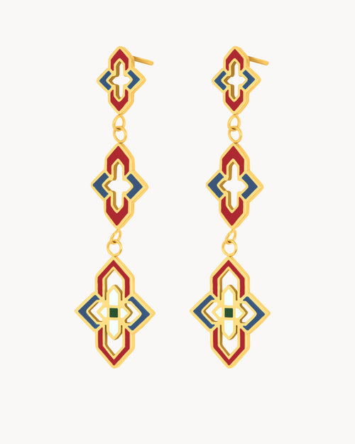 Vittoriosa Bieb Statement Dangling Earrings