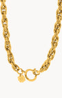Triple Link Charm Choker