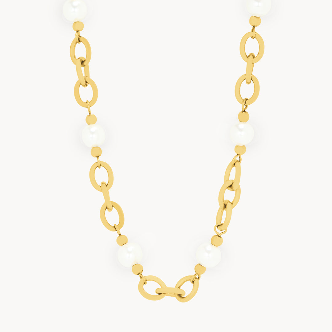Mvintage Timeless Pearl Charm Chain