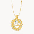 Bestie April Birthday Necklace