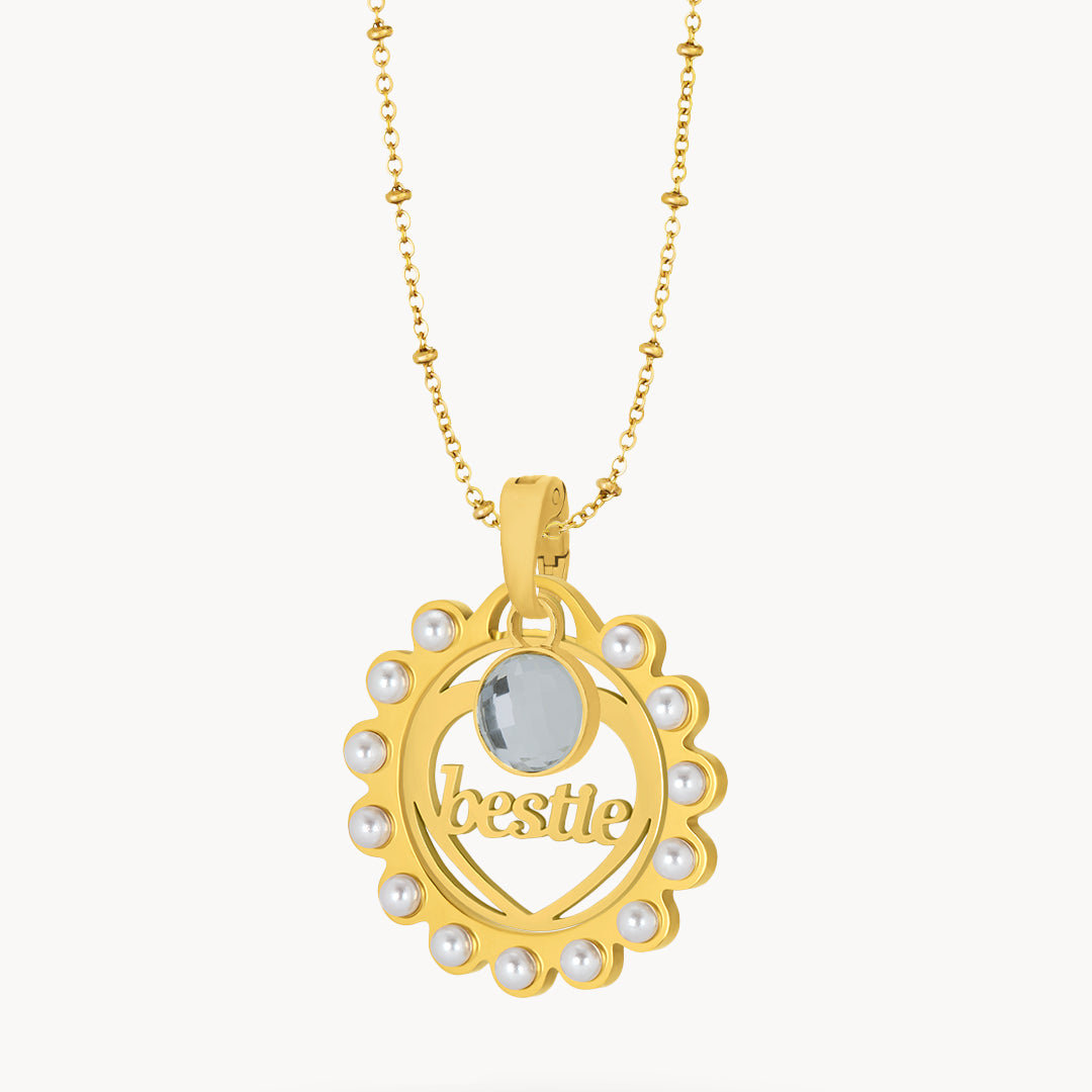 Bestie June Birthday Necklace