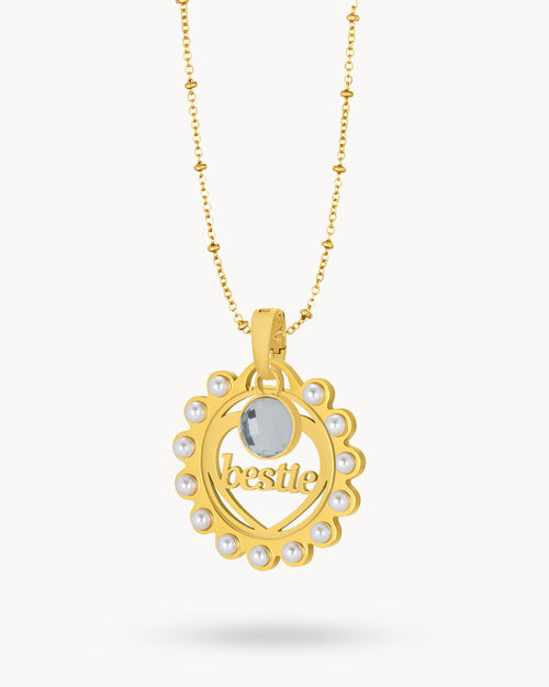 Bestie June Birthday Necklace