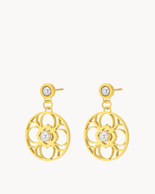 Timeless Pearl Bizzilla Dainty Dangling Earrings