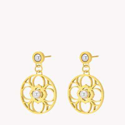 Timeless Pearl Bizzilla Dainty Dangling Earrings