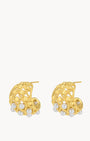 Timeless Pearl Dainty Cocoon Earrings