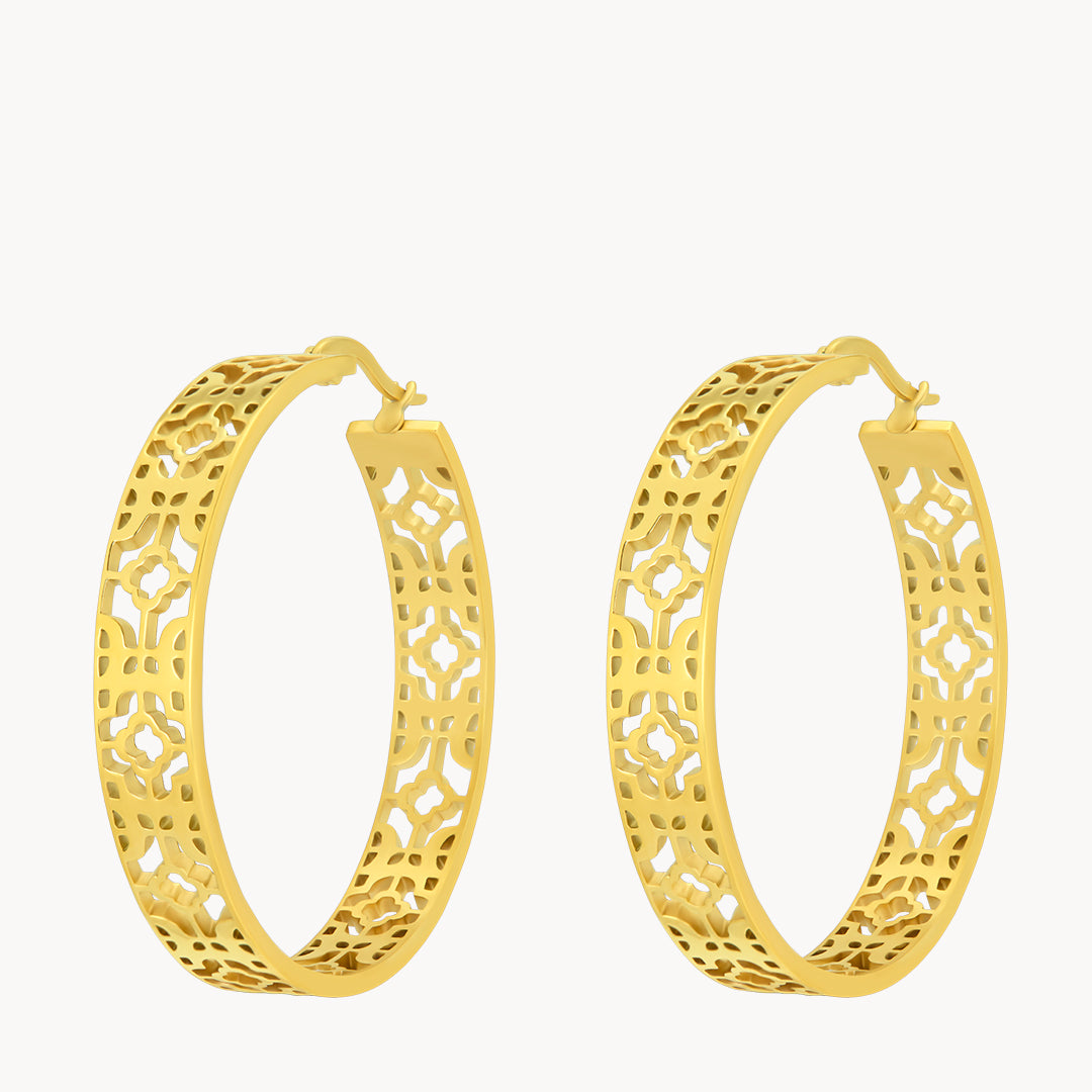 Bizzilla Large Statement Hoop Earrings