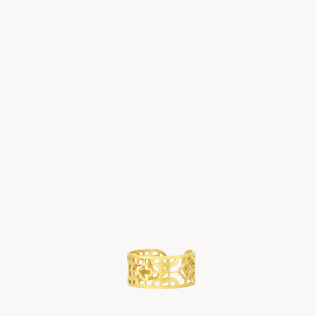 Bizzilla Adjustable Ring, Gold