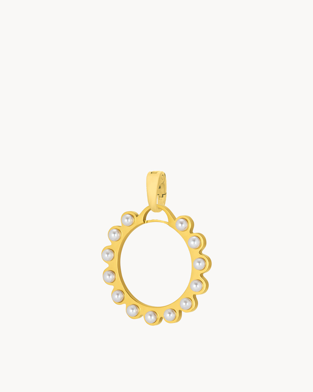 Timeless Pearl Halo Pendant