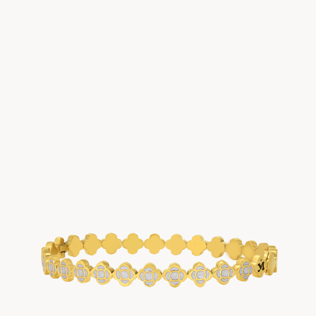 Bizzilla Dainty White Bangle