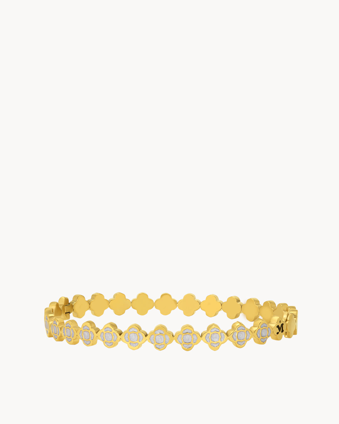 Bizzilla Dainty White Bangle