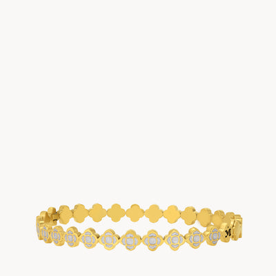 Bizzilla Dainty White Bangle