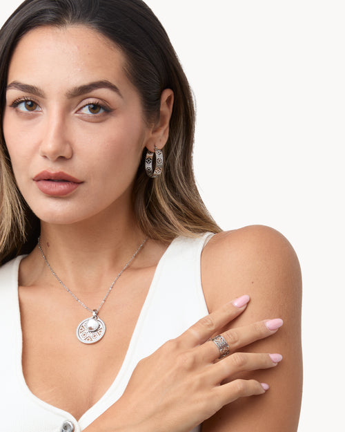 Bizzilla Silver Adjustable Ring