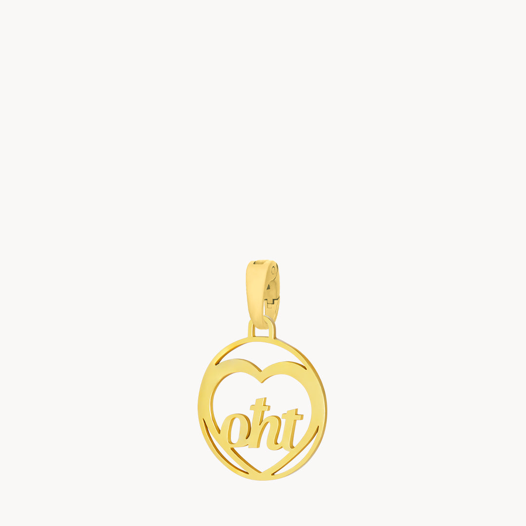 Oht Dainty Heart Hollow Pendant