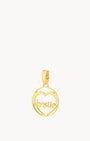 Bestie Dainty Heart Hollow Pendant
