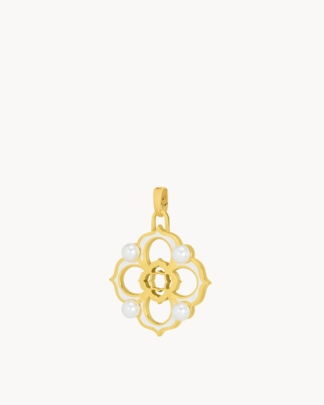 White Timeless Pearl Bizzilla Pendant