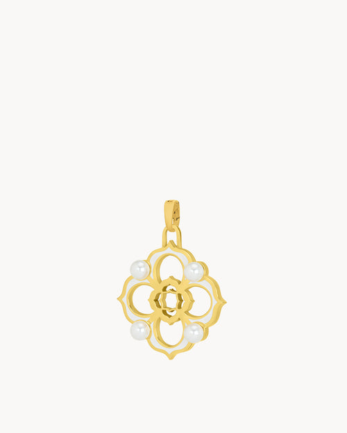 White Timeless Pearl Bizzilla Pendant