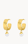 Timeless Pearl Dainty Hoop Earring