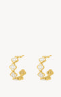 Bizzilla White Dainty Hoop Earrings