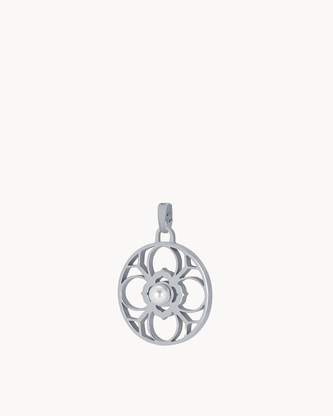 Timeless Pearl Dainty Bizzilla Silver Pendant